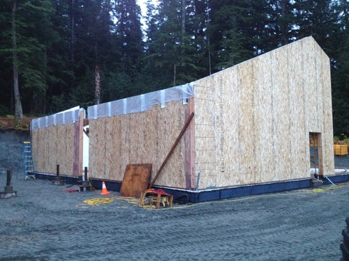 Tribal House walls fit together 