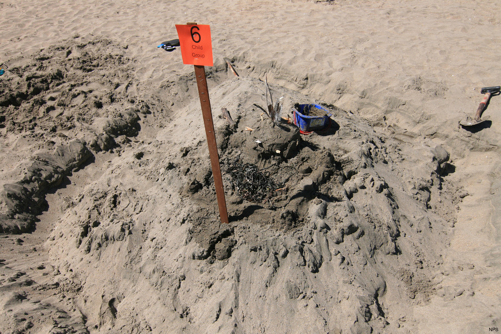 2015 Sand Sculpture Contest: Children's Group 2nd Place Winner: Entry #06: Home Sweet Castle, by Milo, Natalie, Eli, and Clara