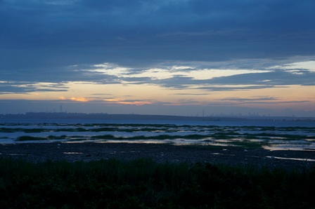 "Sunset over Jamaica Bay & NYC" Jerin Arifa