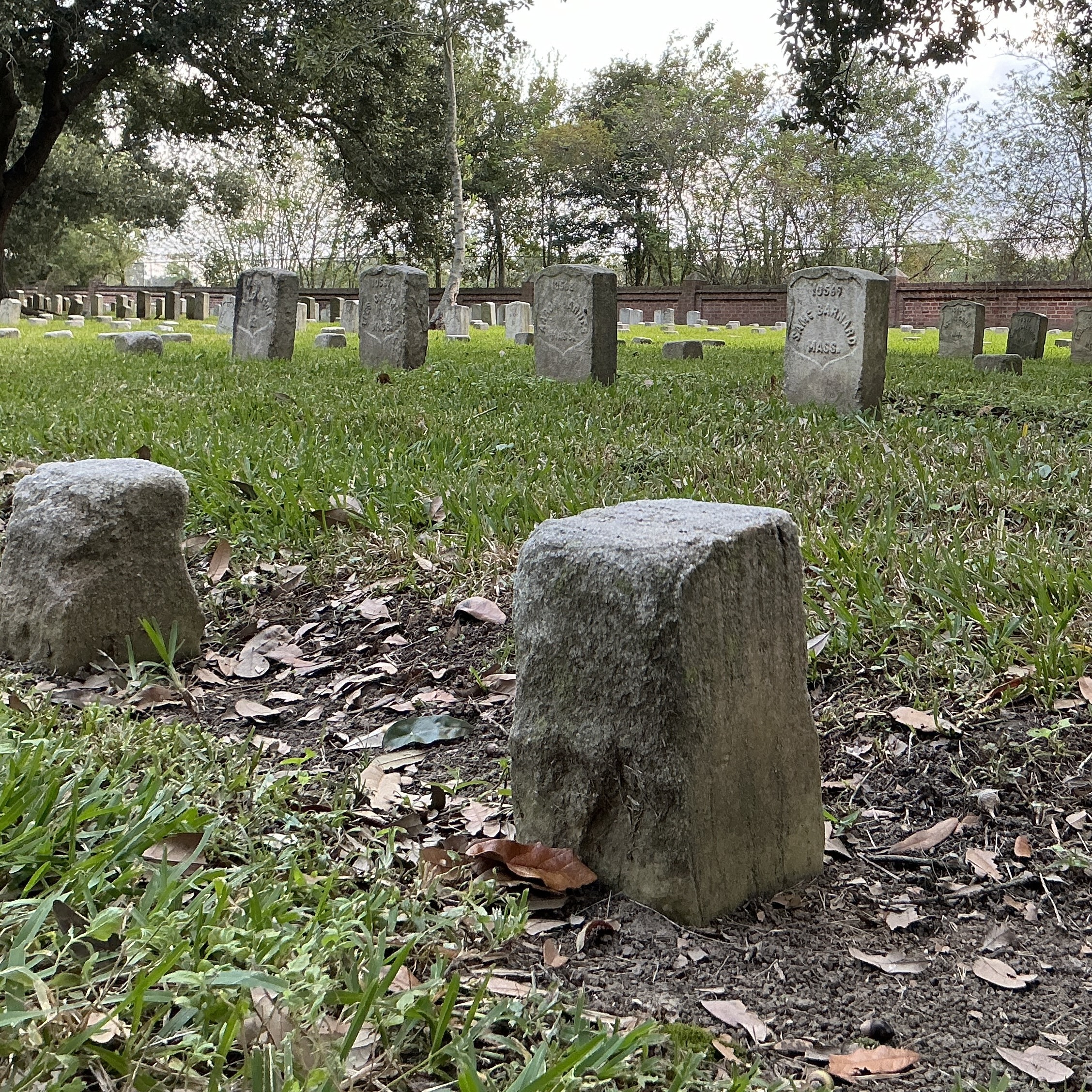 Extra image of flat marble marker