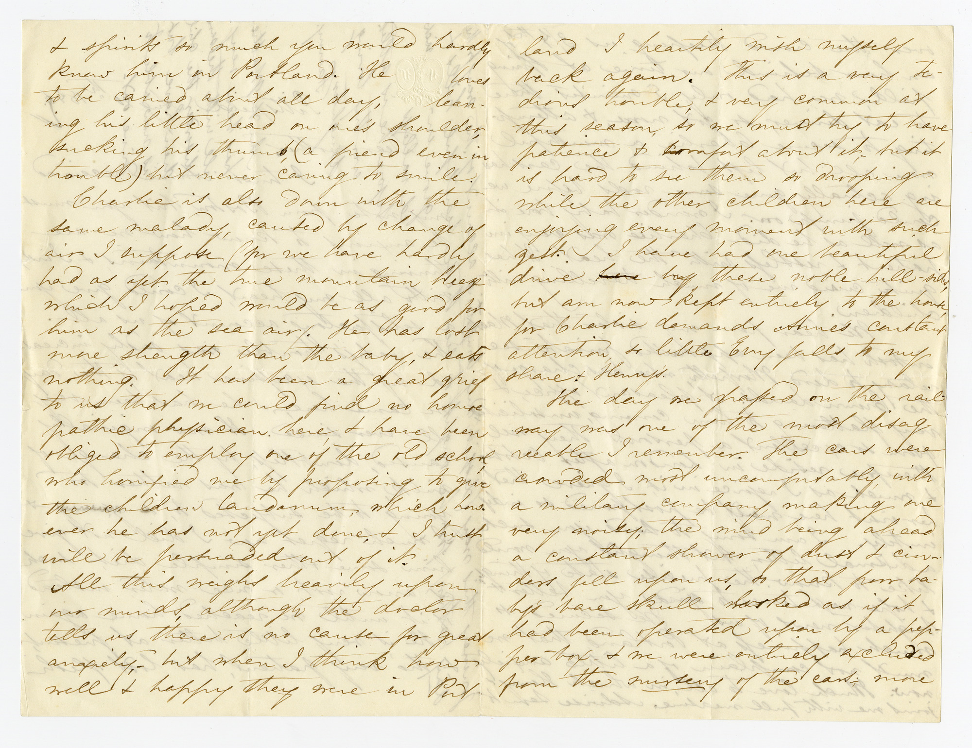 Manuscript letter