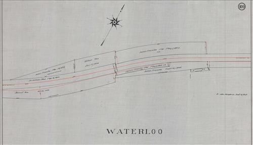52436.LK--Property Map--Morris and Essex Railroad--Waterloo to Hackettstown, NJ
