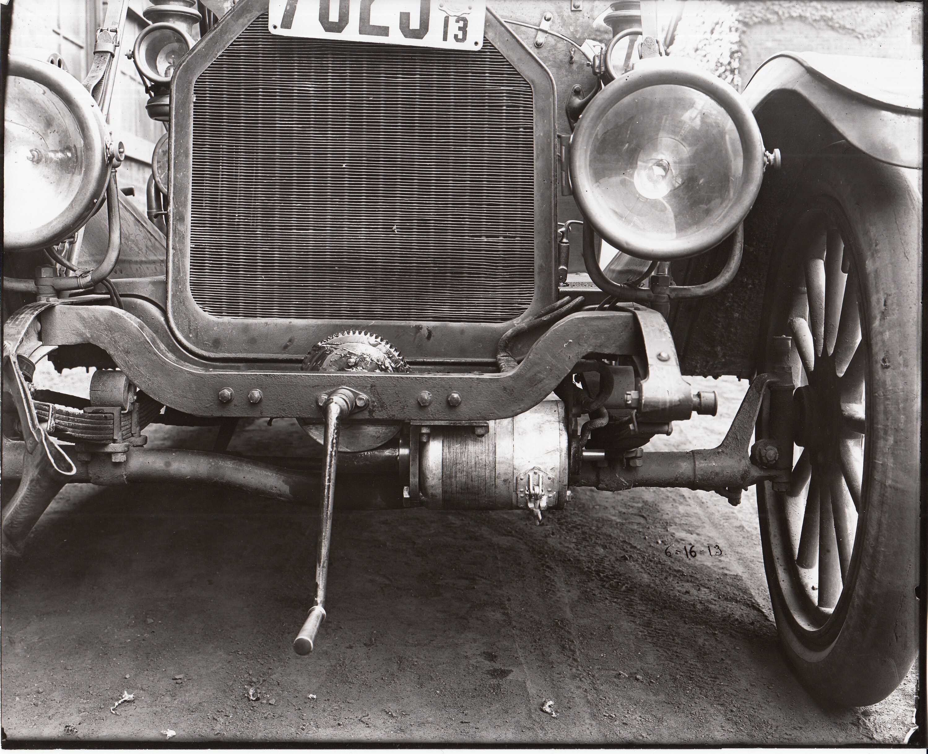 Buick automobile, detail of self-starter.