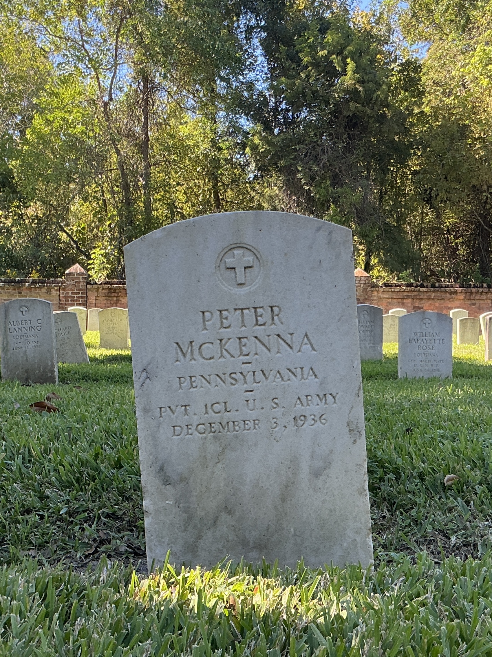 Front of upright marble headstone with flat face.