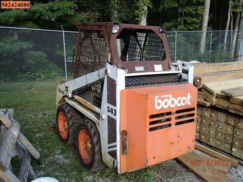 Bobcat 543 Skid Steer at Big South Fork NRRA in January 2013.