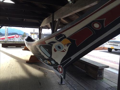 1967 Commemorative Canoe Carved for Sitka Chamber of Commerce