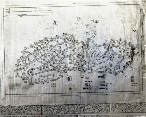 Campground map for South Campground plan for control of camping.