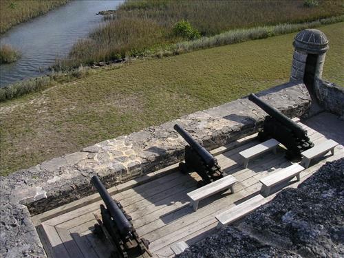 Views of Fort Matanzas National Monument in January 2008