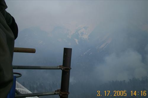 Aerial fusee ignition device used to ignite Lewis Creek prescribed burn, Sequoia and Kings Canyon National Parks, March 2005
