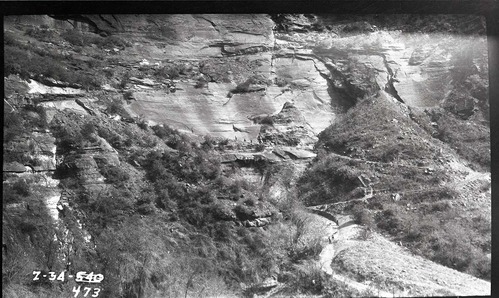 Construction on East Rim Trail