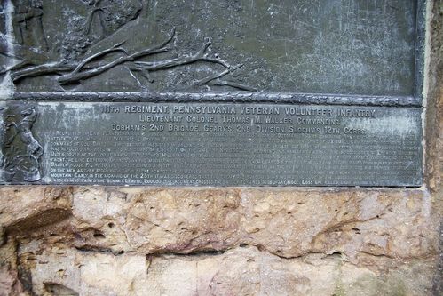 111th Pennsylvania Infantry Regiment Marker