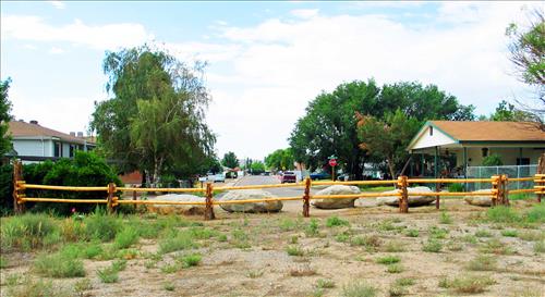 Buck and Rail Fence and Picnic Shelters, 2013