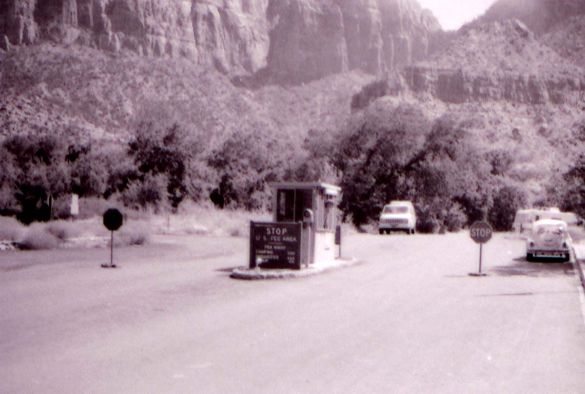 Zion entrance station.