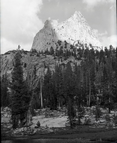 Cathedral Peak from near Upper Gaylor Lake.