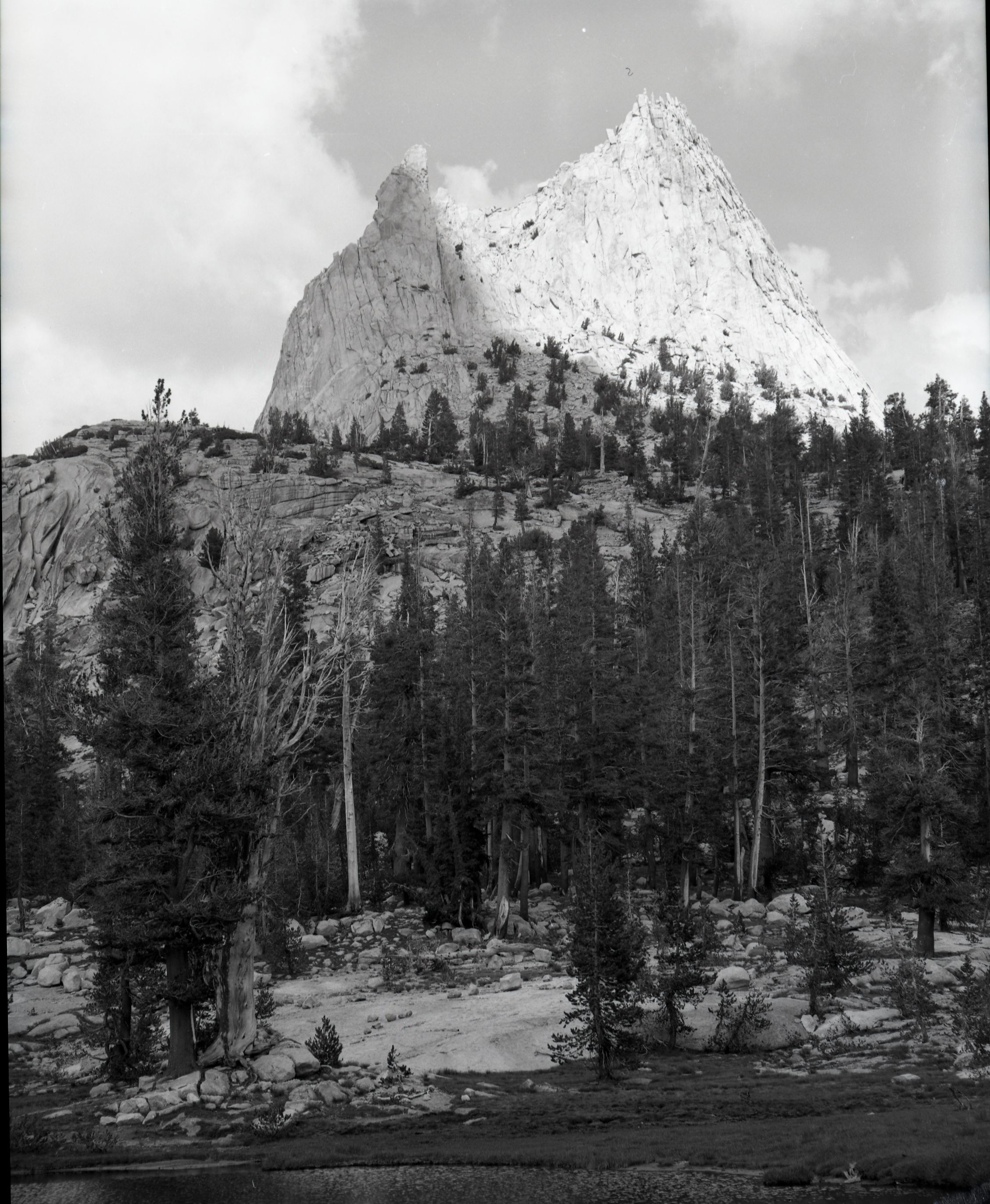 Cathedral Peak from near Upper Gaylor Lake.