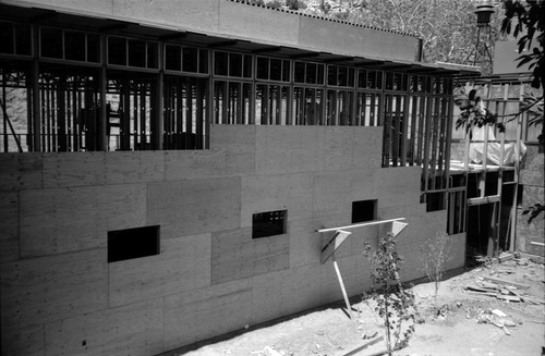 Construction of headquarters addition.