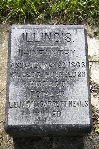 11th Illinois Infantry Position Marker