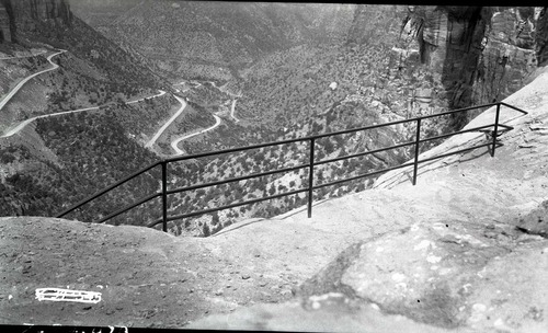 Terminus of Canyon Overlook Trail, Great Arch Trail and Great Arch in Pine Creek Canyon.