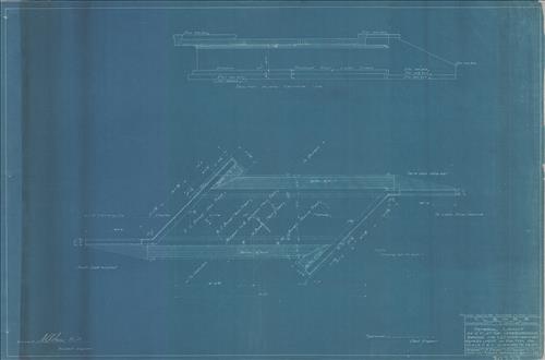 20222.BL-4.5 miles west of Dalton, PA--24-foot flat-top undercrossing bridge no. 7.20 over highway [1913]
