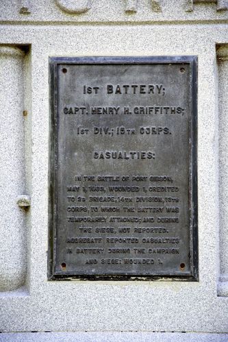 1st Iowa Battery Monument