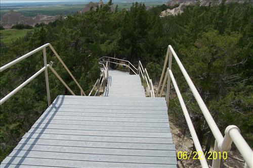 BADL Facility Management Collection: Rehabilitation of Cliff Shelf Trail by ARRA Funded Trail Crew at Badlands National Park - Part 2