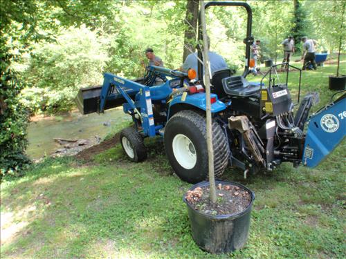 Replace Curb Stops and Control Erosion at Gulpha Gorge Campground Hot Springs National Park in July 2010