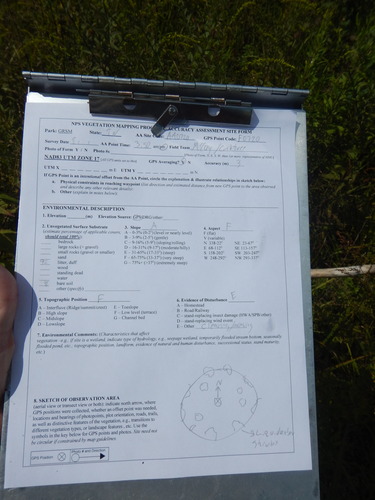 GRSM Accuracy Assessment. Plot Code: GRSM_AA_0720_1