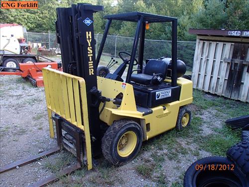 Hyster CNG Forklift at Big South Fork NRRA in 2012.