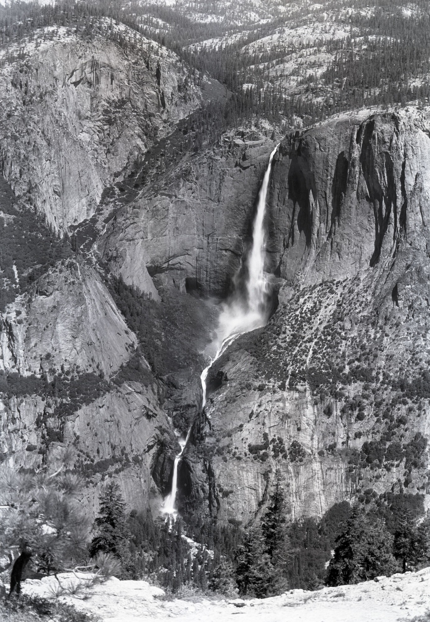Falls from Sentinel Dome.