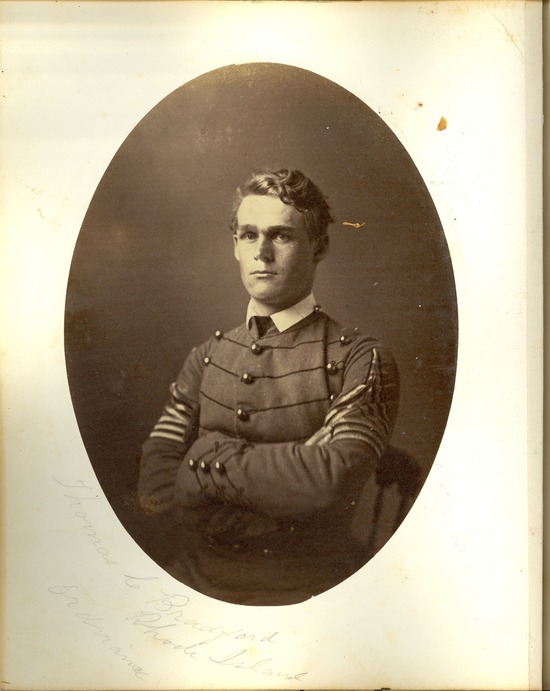 Thomas C Bradford in West Point Uniform, Class of 1861
