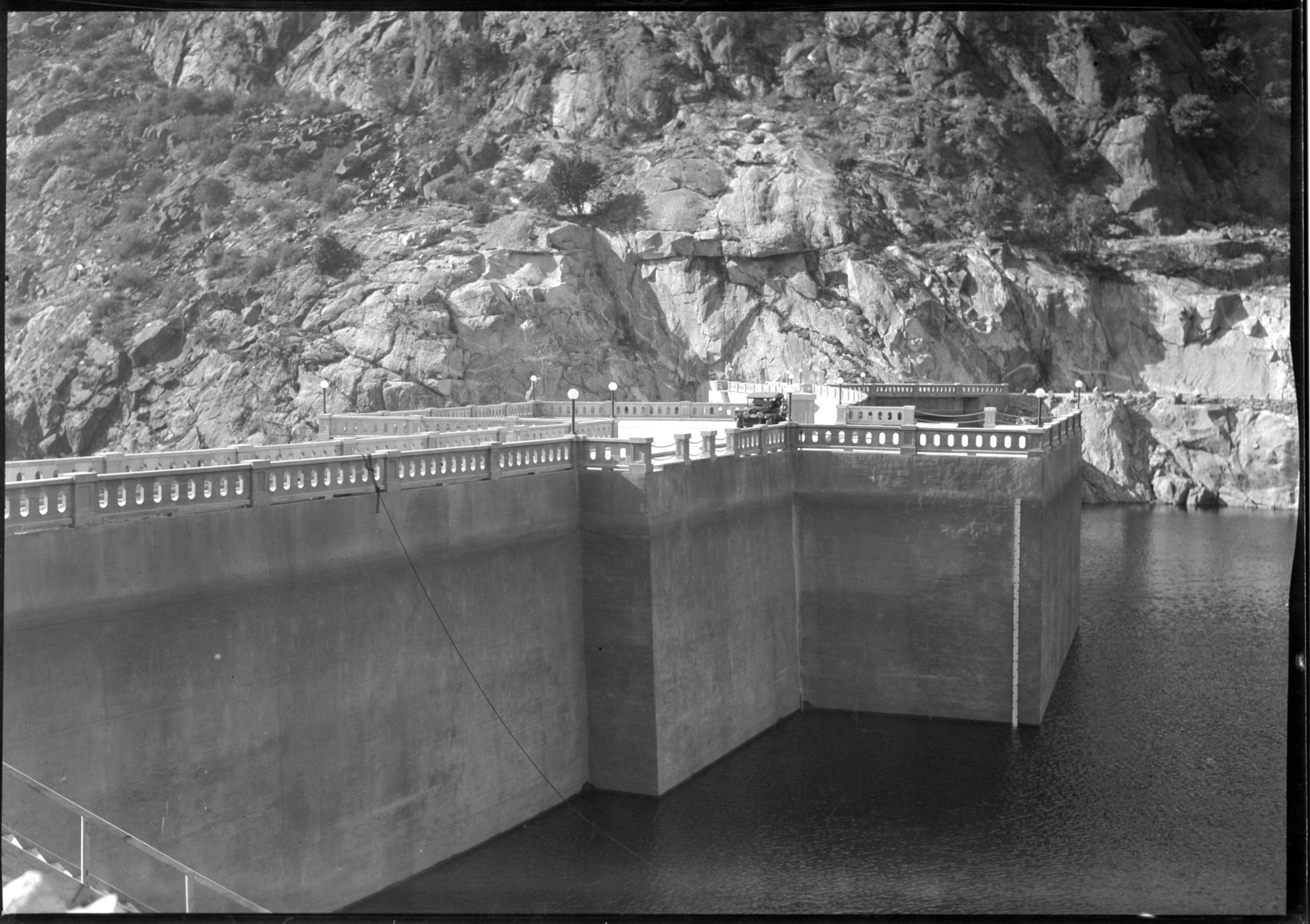 East side of the dam.