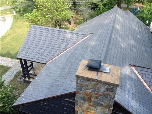 Replace the Roof Covering and Gutter System on the Visitor Center at Prince William Forest Park in June 2015