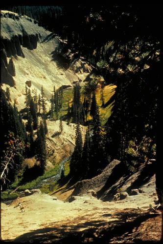 Landscape Views at Crater Lake National Park, Oregon