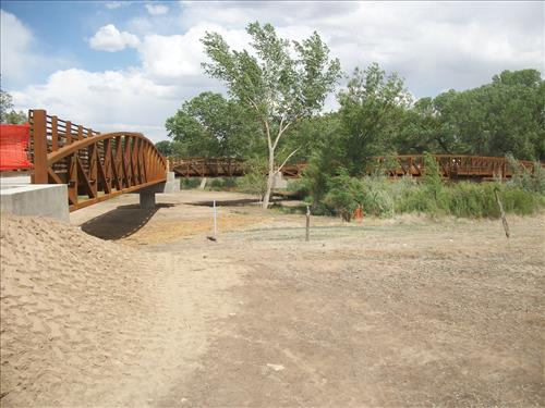 Bridge over Animas River and AZRU Boundary