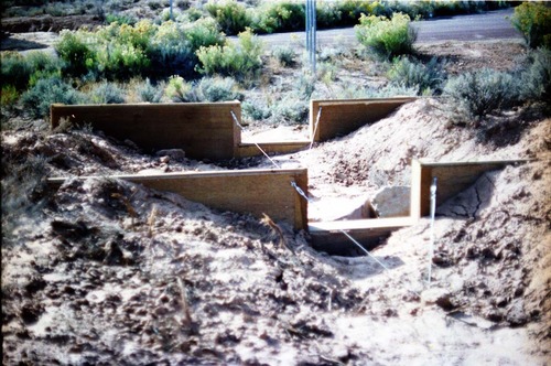 Color photo of drainage features at Kolob Canyons.