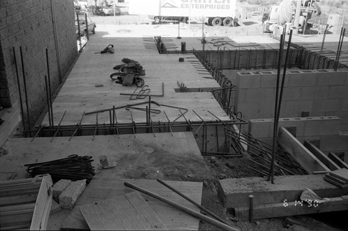 Construction of headquarters addition.