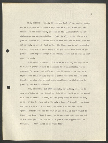 Transcript of the White House Conference of the National Council of Negro Women, Inc., April 4, 1938