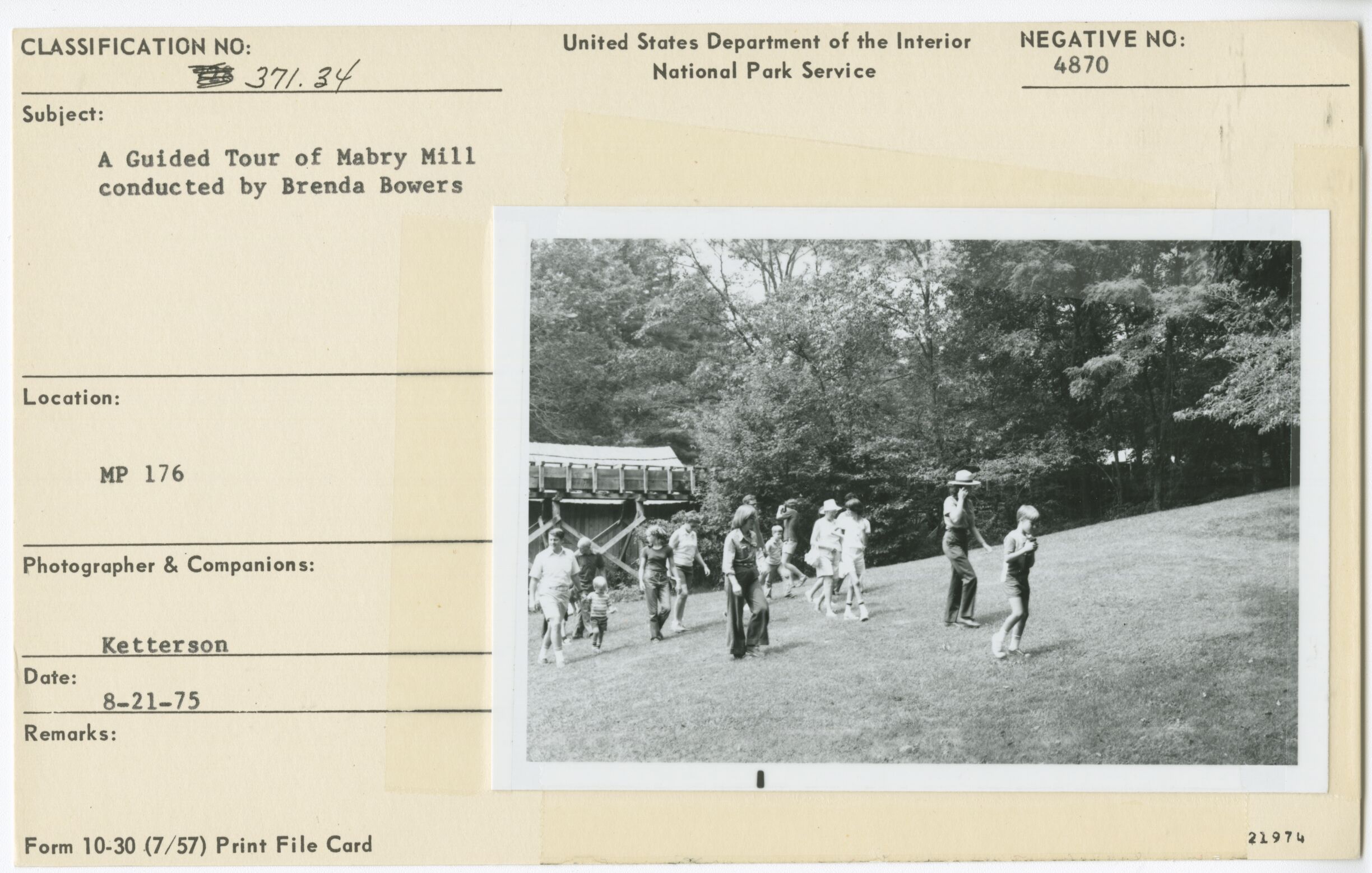 Guided Tour of Mabry Mill conducted by Brenda Bowers