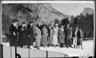 Yosemite Park, NPS Groups, Superintendents conference, wives.. SEKI Historic Image