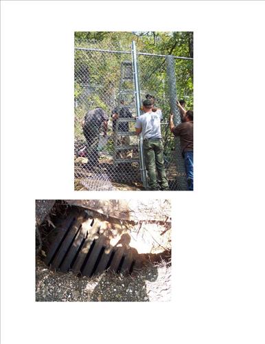 Construction of Mine Gate Closures at Buffalo National River, Summer 2010