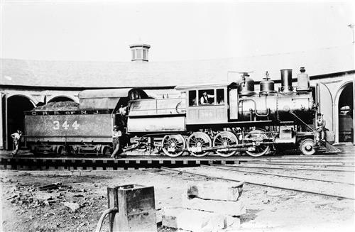 011/001.130--Central Railroad of New Jersey Railroad Locomotive [GROUP 05]