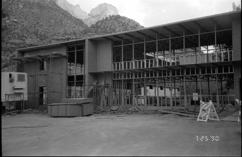 Construction of headquarters addition.
