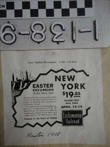 DL&W Advertising Ledger no. 1, Page no. 138