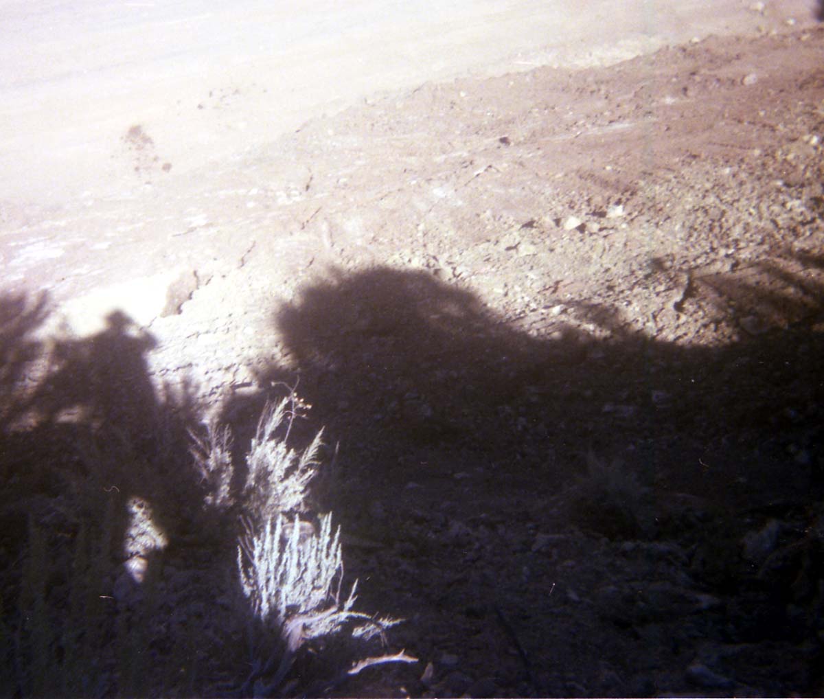 Color Photos of rock slides in Kolob Canyon.