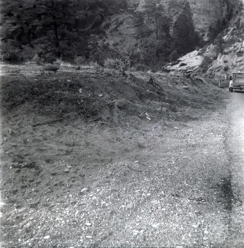 East side road repair and turn out construction.