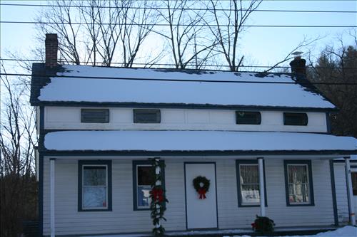 First Rosencrans West Chimney at Roofline