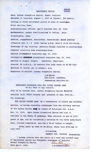 Scanned image of form. See description for text.