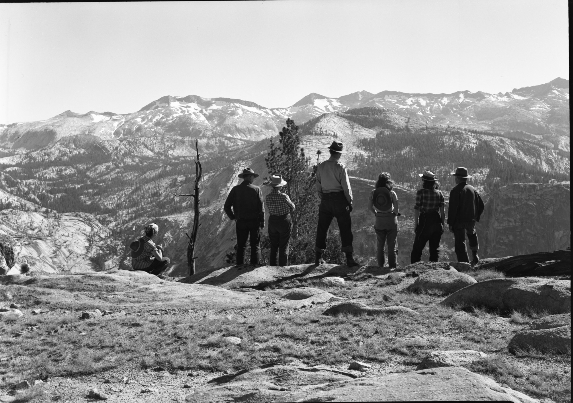 Saddle party look from Old Isberg Trail.