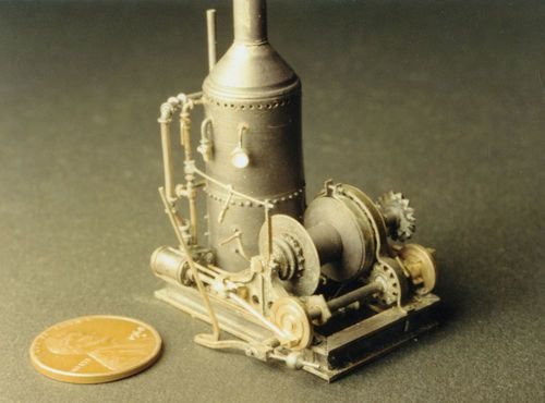 Details of the model of Kohala (built 1901; barkentine, 4m), circa 1974-1984