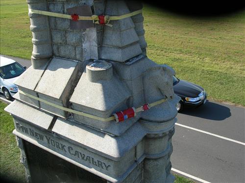 6th New York Cavalry Monument at Gettysburg National Military Park in November 2007